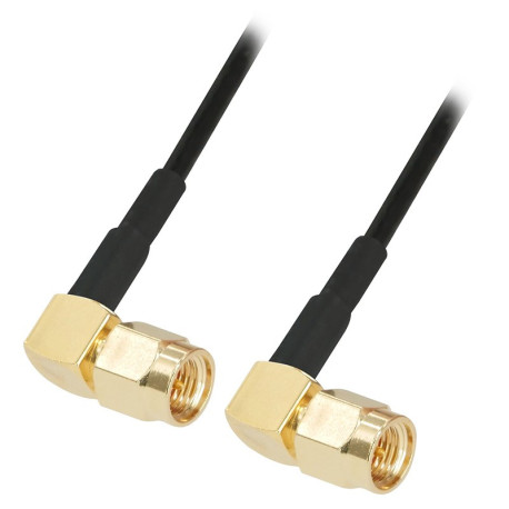 Antenna cable RG174 angled SMA male 30 cm