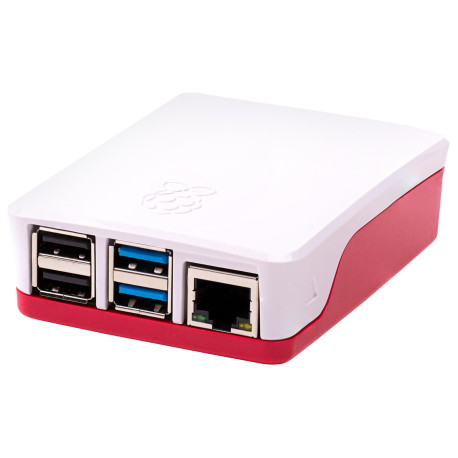 Official Raspberry Pi 4 Model B Case, Red/White 
