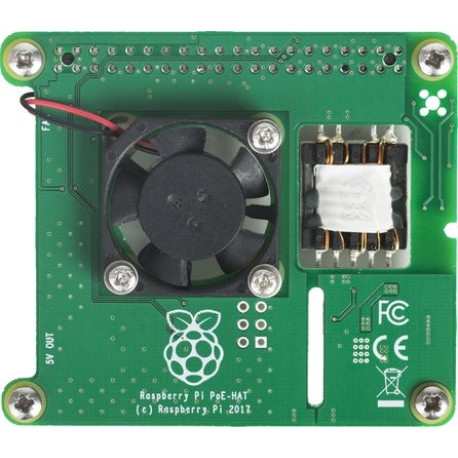 Power over Ethernet (PoE) HAT för Raspberry Pi 3 Model B+