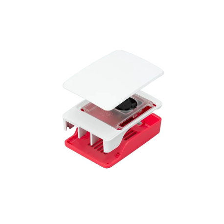Raspberry Pi Case for Pi 5 Red/White