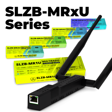 SMLIGHT SLZB-MR5U – Zigbee och Thread LAN-gateway med PoE