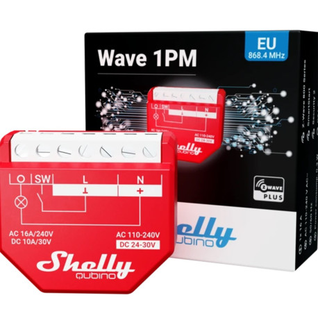 Shelly Qubino Z-Wave 1PM Relay 16A 1 channel
