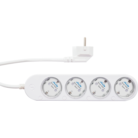 Shelly Power Strip Gen 4 Grenuttag Vit Shelly Power Strip Gen 4 Grenuttag Vit
