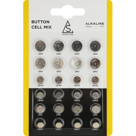 Button cell, alkaline LR-MIX