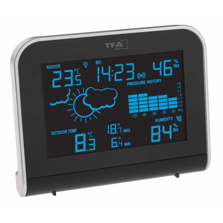 TFA Wireless Weather Station with variable color display