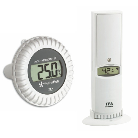 TFA Weatherhub Temperatur / luftfuktighetssensor med pool sensor