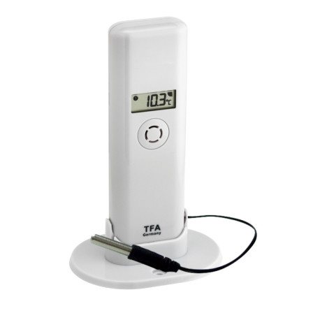 TFA Weatherhub Temperatur / luftfuktighetssensor med med vattentät temperatursond PRO