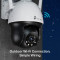 TP-Link VIGI C540-W-4MM, 4MP, färg, WiFi, Pan/Tilt övervakningskamera