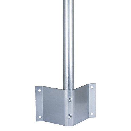 Wall mount/Mönemast 1.4 meters, 38 mm with wall fittings