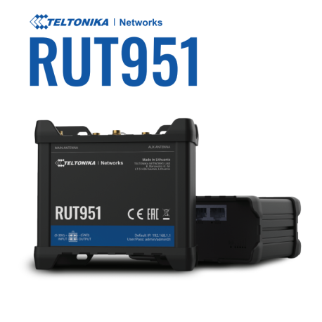 Teltonika RUT951 LTE 3G/4G router med dubbla simkort