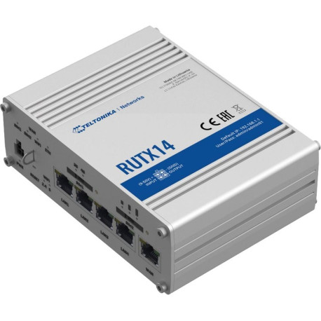Teltonika RUTX14 DUAL LTE Cat12 router med dubbla SIM-kort, WiFi och BLE