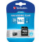 Verbatim microSDHC, 16GB,  Class 10, inkl adapter