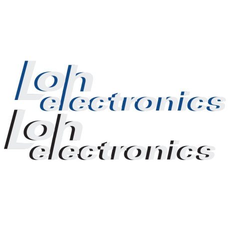 Loh Electronics Dekal med transparent bakgrund 17x5cm