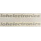 Loh Electronics - dekal med transparent bakgrund, 46x4,5cm