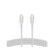 Belkin BOOST CHARGE USB-C till USB-C kabel, 1m, vit