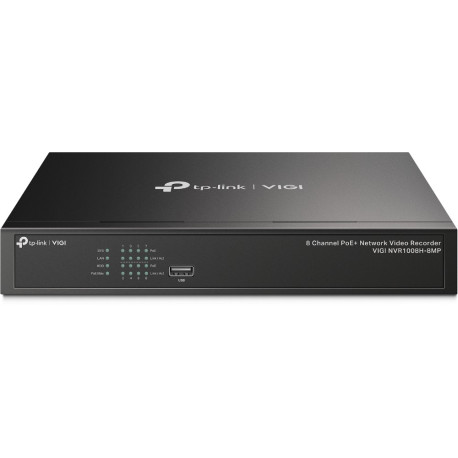 TP-Link VIGI NVR1008H-8MP, 8 Channel PoE Network Video Recorder