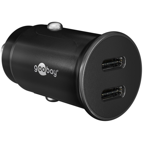 Dual-USB-C PD (Power Delivery) Auto Fast Charger (30 W)