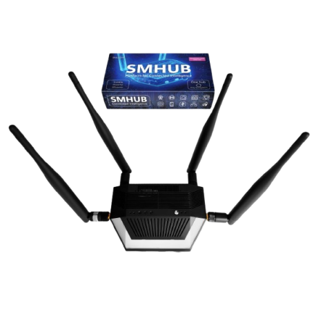 SMLight SMHub Multi-radio hub (Zigbee, Thread, Z-Wave, WiFi, Bluetooth, LTE) med PoE SMLight SMHub Multi-radio hub (Zigbee, Thread, Z-Wave, WiFi, Bluetooth, LTE) med PoE