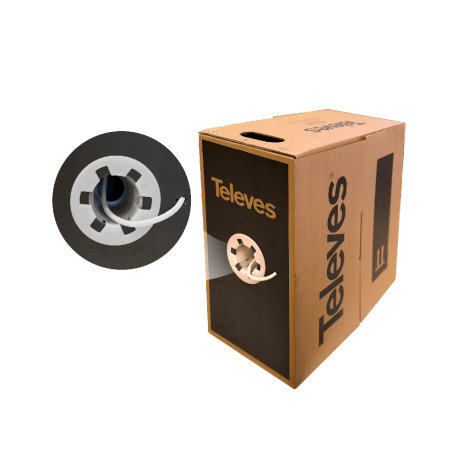 Network cable Cat6 U/UTP 305m drum LSFH 24AWG