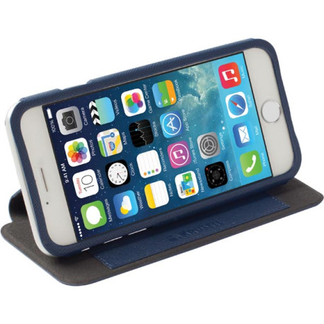 Krusell Malmö Flipcase för iPhone 6 - BLÅ