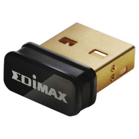Edimax 2.4 GHz USB 2.0 Wireless Adapter, Up to 150Mbit/s (802.11b, 802.11g, 802.11n) 