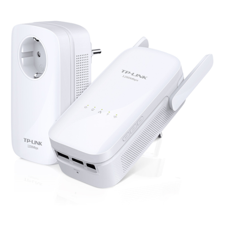 TP-Link AV1200 GIGABIT POWERLINE AC WI-FI KIT TWIN PACK