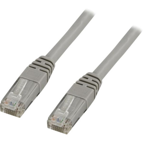 Network cable, LSZH, Cat6, 0.3m, grey