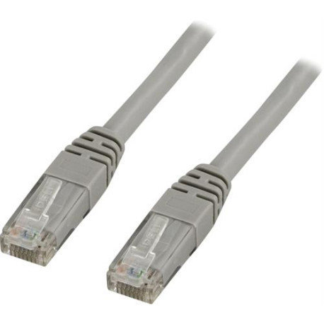 Network cable, LSZH, Cat6, 1m, grey