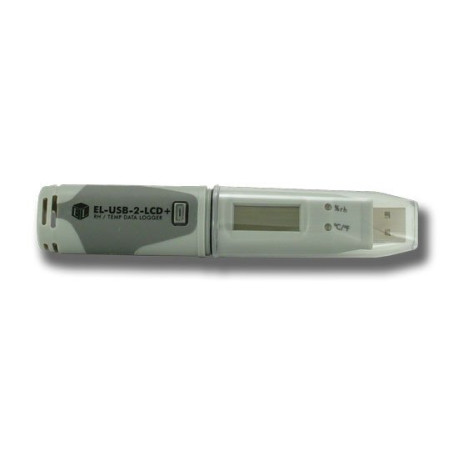 EL-USB-2-LCD+ Datalogger för temperatur och luftfuktighet med display, hög noggrannhet