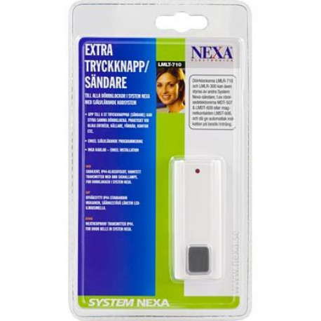 Nexa extra trådlös sändare (tryckknapp)