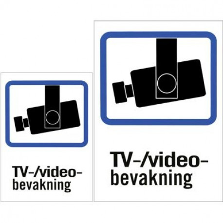 TV/Video-bevakning, A4 & A5-storlek