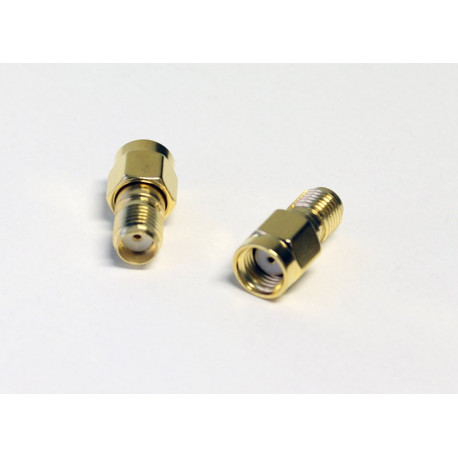 Adapter RP-SMA male to SMA female, long