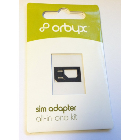 Sim-adapter kit (nano/micro/sim) 3-vägs