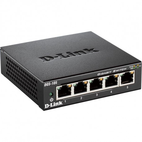 D-Link Gigabit Ethernet Switch 5-portar