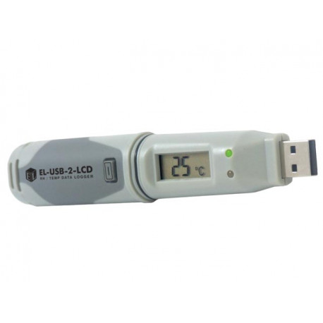 EL-USB-2-LCD Datalogger för temperatur och luftfuktighet med display