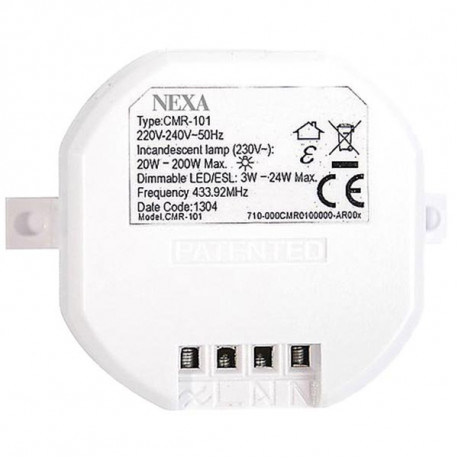 Nexa CMR-101, wireless receiver with dimmer