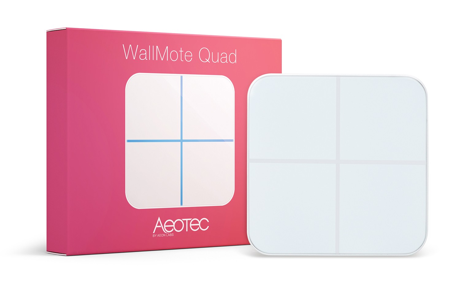 Aeotec WallMote Quad - Remote with 4 Buttons