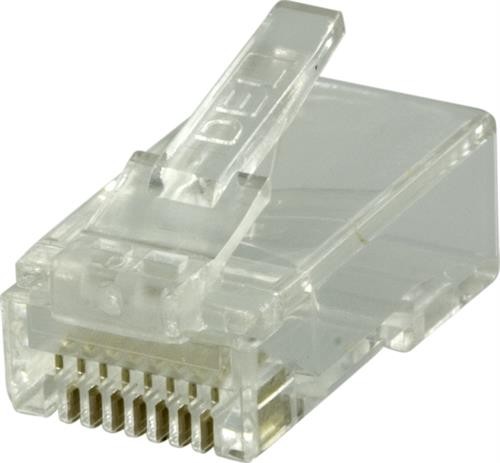 DELTACO RJ45 connector Cat6 UTP 20-pack