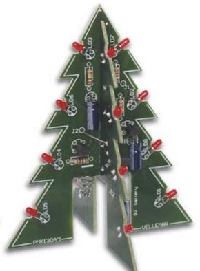 Christmas tree flashing 3D