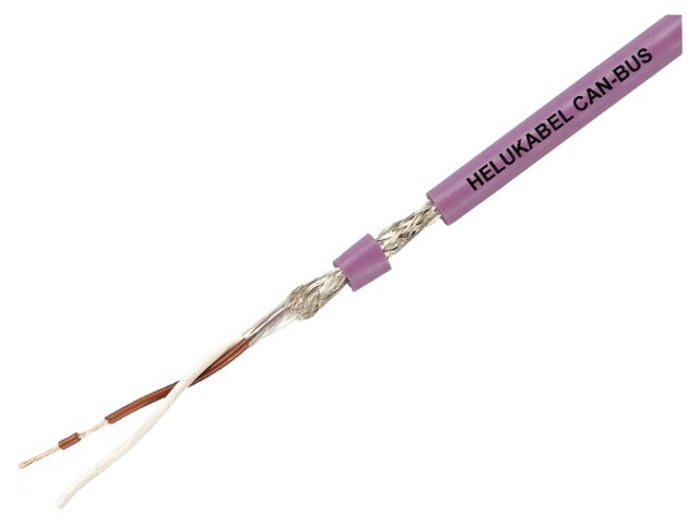 Helukabel CAN-bus cable 2-conductor twisted and shielded loose meter