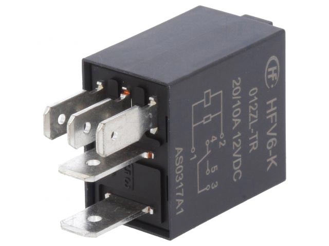 Electromagnetic relay for speed controller installation