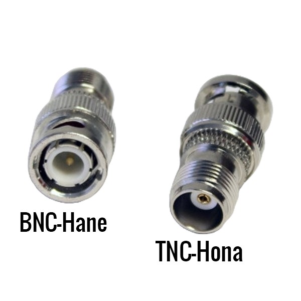 Adapter BNC male to TNC female