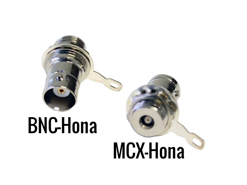 Adapter BNC female to MCX female