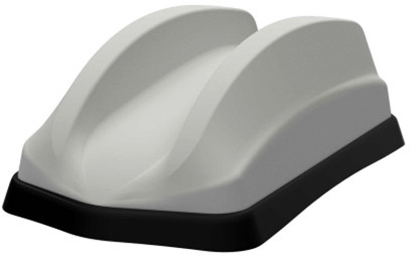 Panorama vehicle antenna 4x4 MIMO 5G/4G 2x2 WiFi GPS White