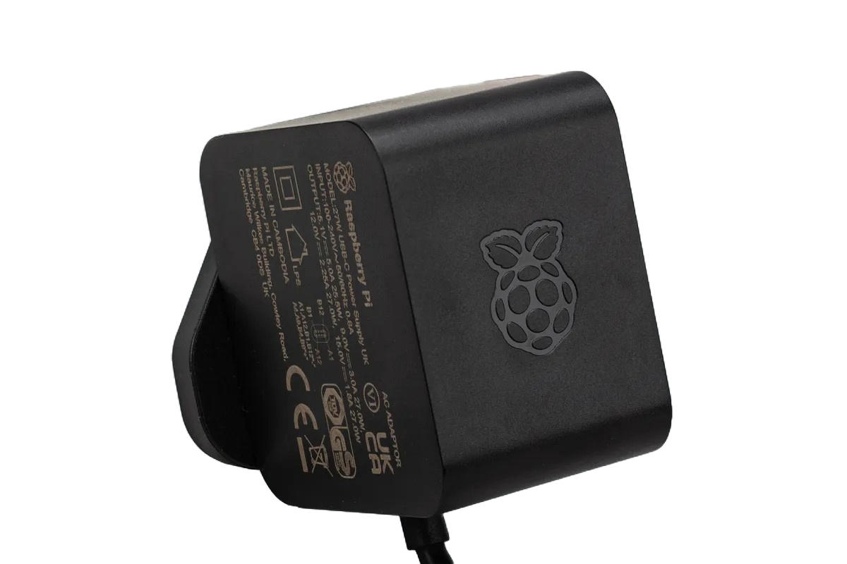 Raspberry Pi 27W USB-C Power Supply - EU - Black