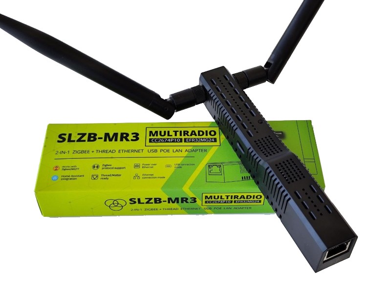 SMLIGHT SLZB-MR3U – Zigbee 3.0 LAN Gateway with PoE and Z2M