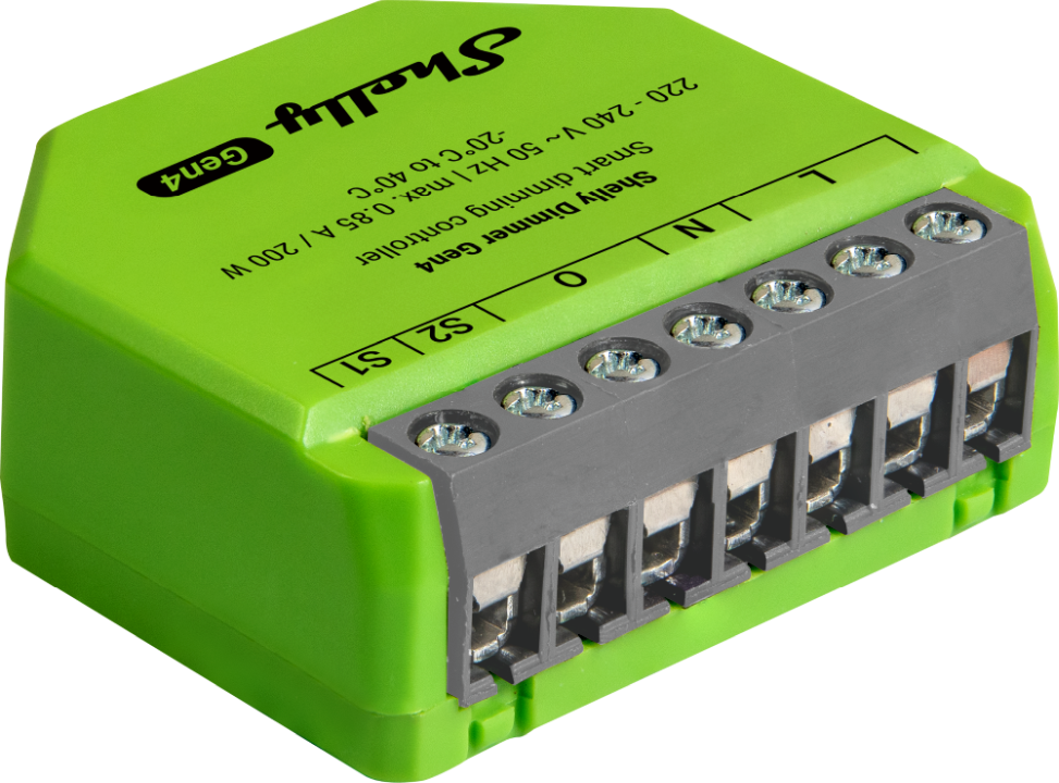 Shelly Dimmer Gen4 - WLAN, Zigbee, Matter, Bluetooth