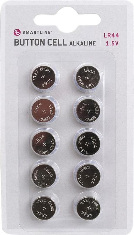 Alkaline button cell, LR44 10-pack