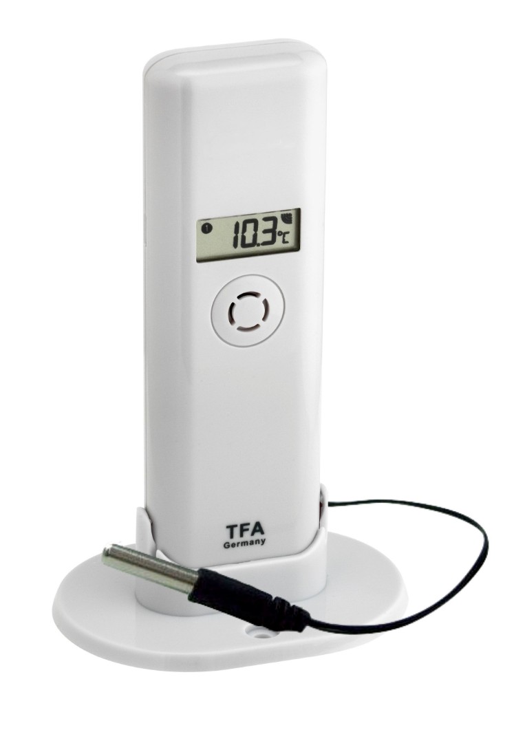 TFA Weatherhub Temperatur / luftfuktighetssensor med med vattentät temperatursond PRO *** DEMO ***