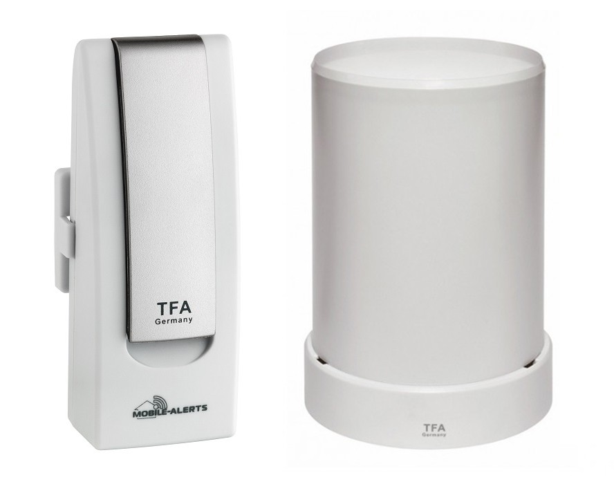 TFA Weatherhub Temperaturvakt - Starter-kit med regnmätare TFA Weatherhub Temperaturvakt - Starter-kit med regnmätare
